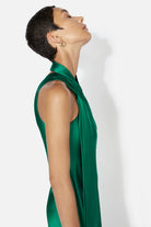 Ushuaia Dress - Emerald by Galvan London — view 4