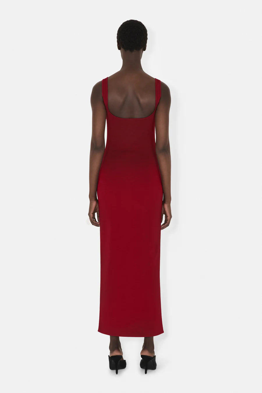 Freya Dress - Rouge Piaf by Galvan London — view 4
