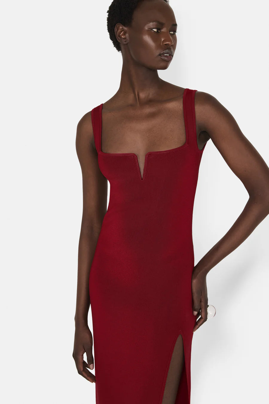 Freya Dress - Rouge Piaf by Galvan London — alternate view