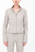 Ballard Corset Jean Jacket - Ash by Elaine Kim — view 4