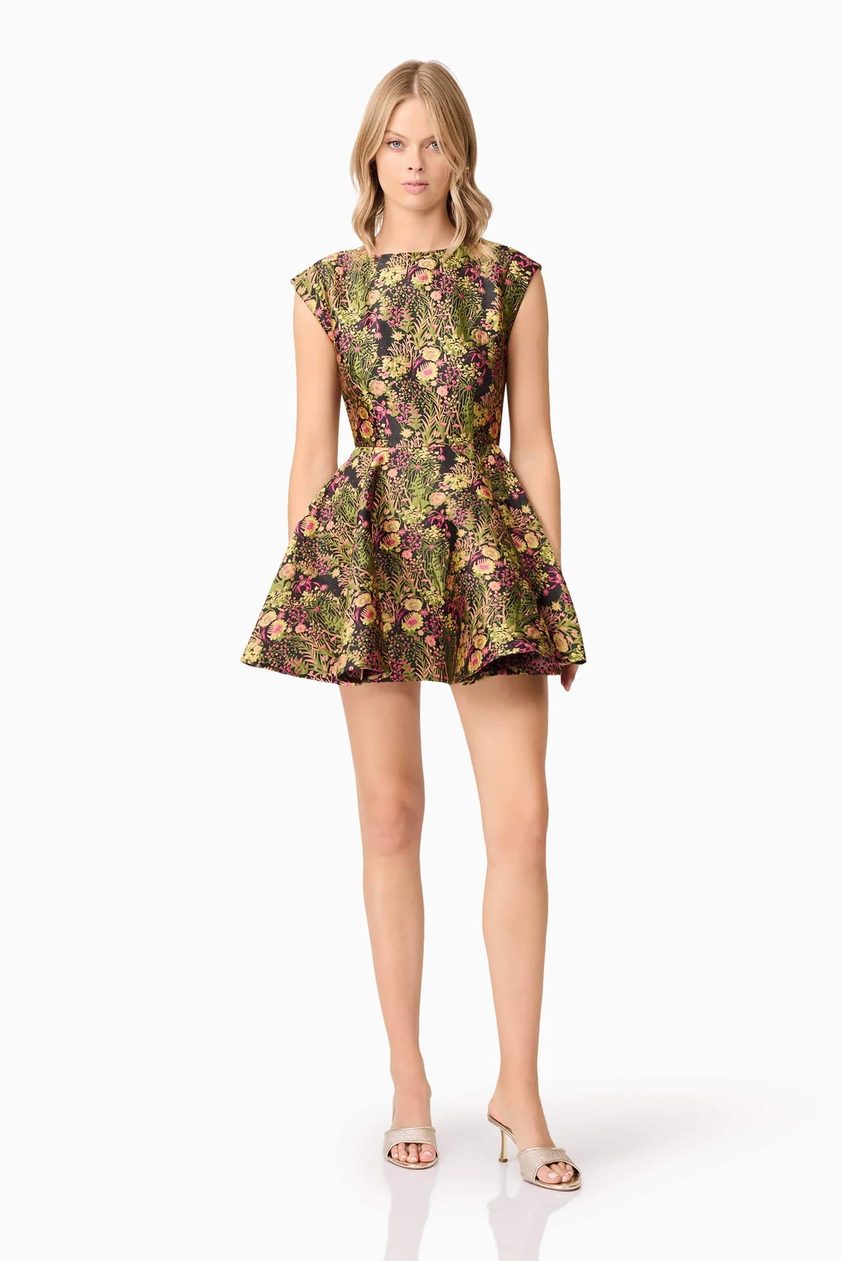 Cindy A-Line Mini Dress - Black Floral by Elliatt | 25 South Boutiques
