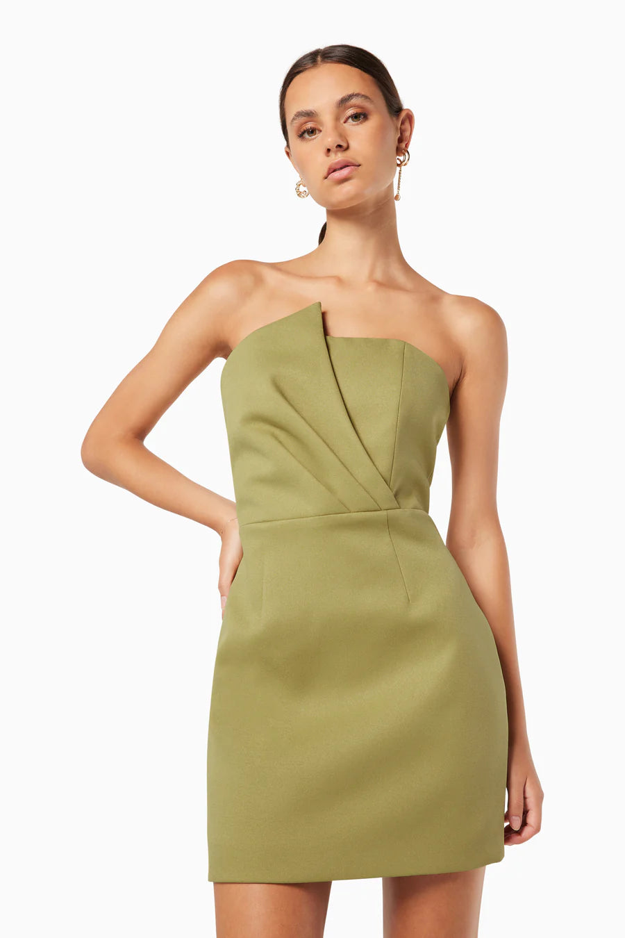 Veida Mini Dress - Olive by Elliatt — alternate view