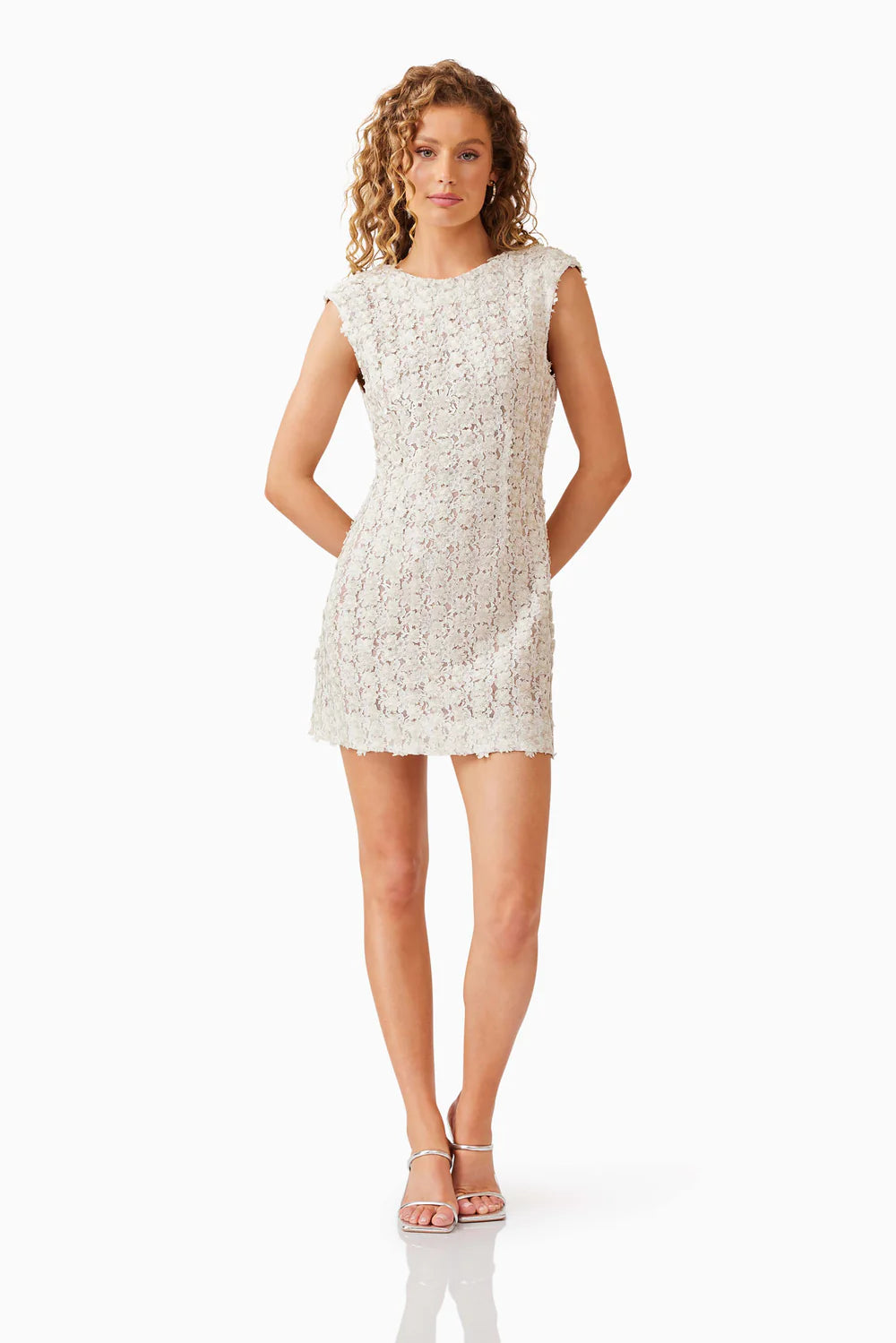 Cali Shift Mini Dress - Ivory Gold by Elliatt | 25 South Boutiques