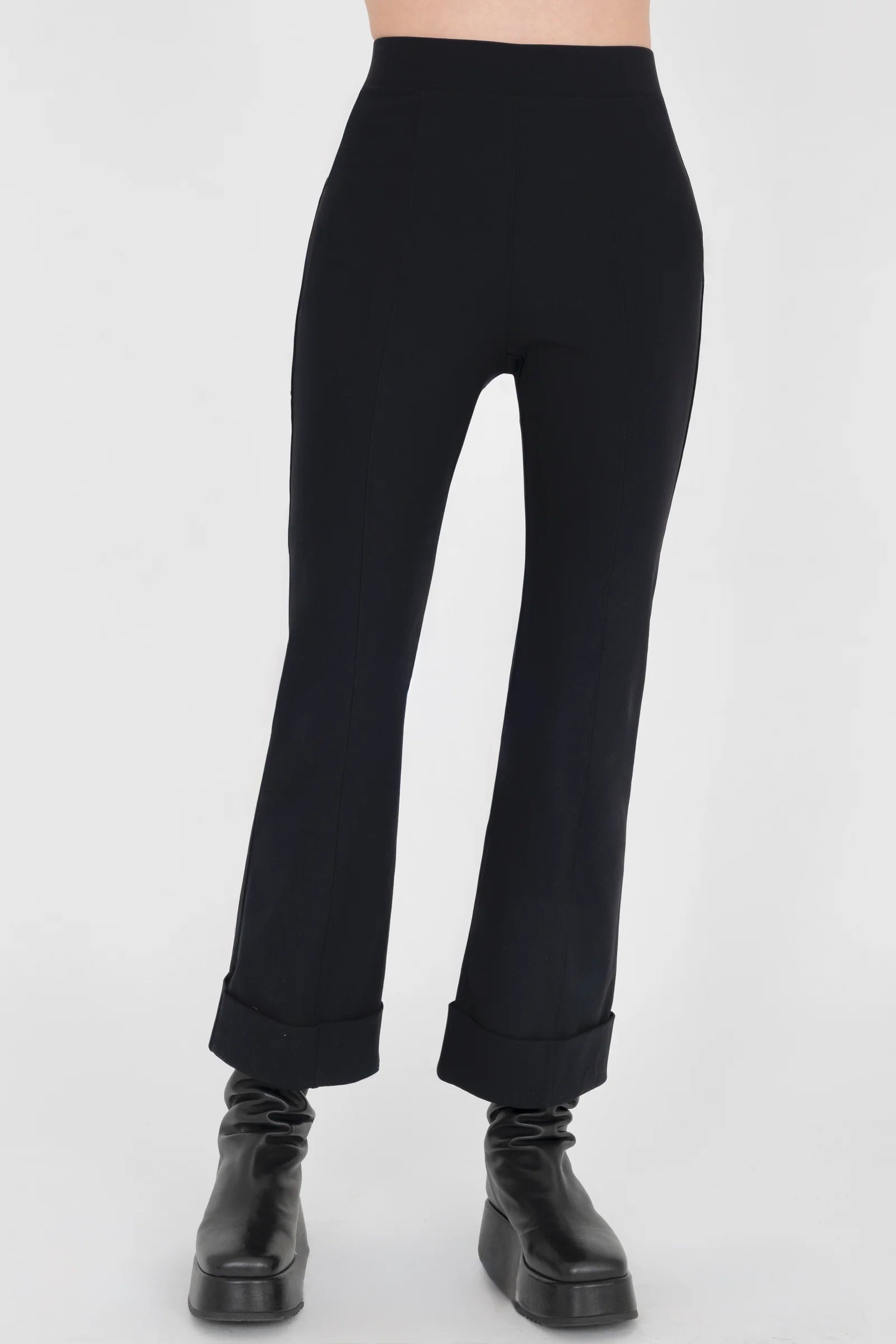 Verdell Tech Stretch Cuffed Pant - Black by Elaine Kim — alternate view