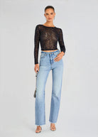 Torrey Sequin Top - Night Sky by Retrofête — view 3