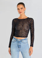 Torrey Sequin Top - Night Sky by Retrofête | 25 South Boutiques