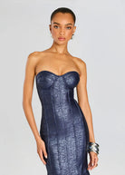Verity Knit Dress - Navy by Retrofête — alternate view