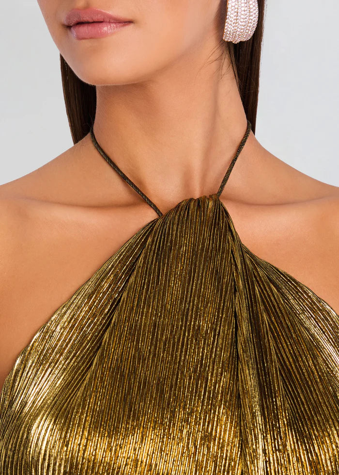 Lavinia Dress - Honey Gold by Retrofête — alternate view