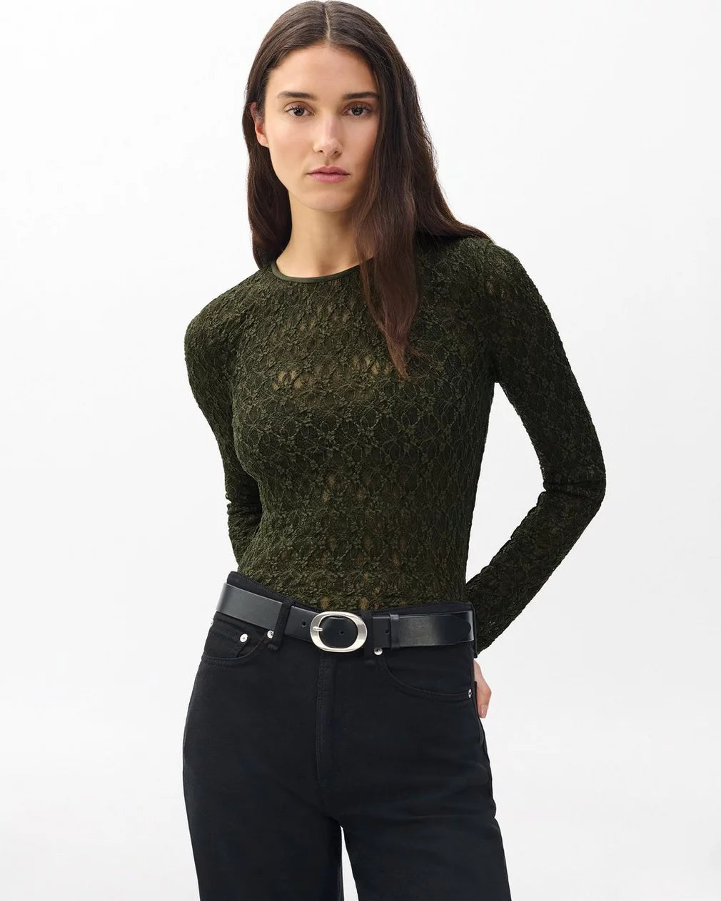Ellie Lace Top - Army by Rag & Bone | 25 South Boutiques