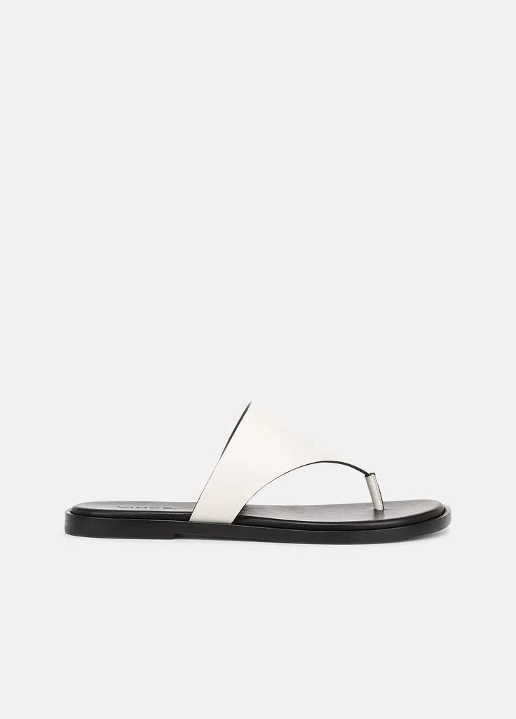 Ellis Leather Thong Sandal - Milk by Vince | 25 South Boutiques