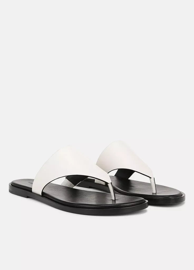 Ellis Leather Thong Sandal - Milk by Vince — alternate view