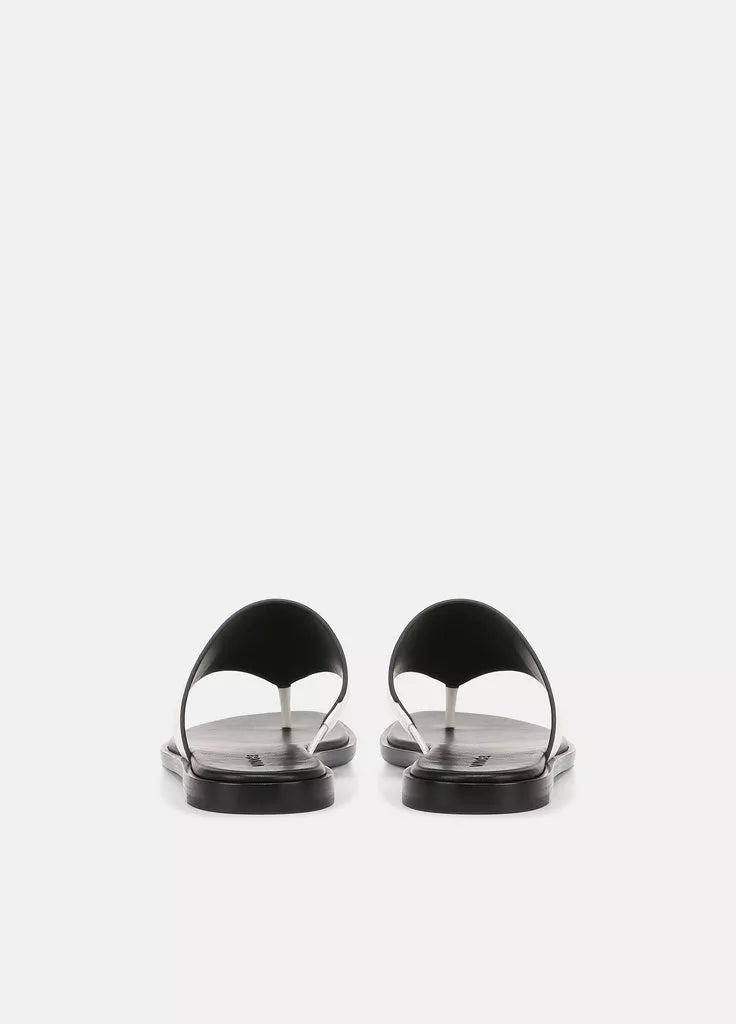 Ellis Leather Thong Sandal - Milk by Vince — view 3