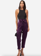Carmen Cargo Pant - Eggplant by Cami NYC | 25 South Boutiques