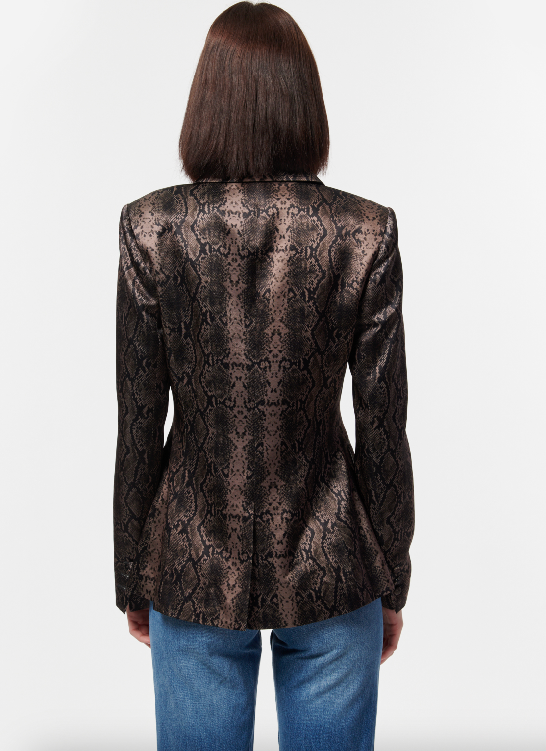 Zana Blazer - Grey Snake by Cami NYC — view 4