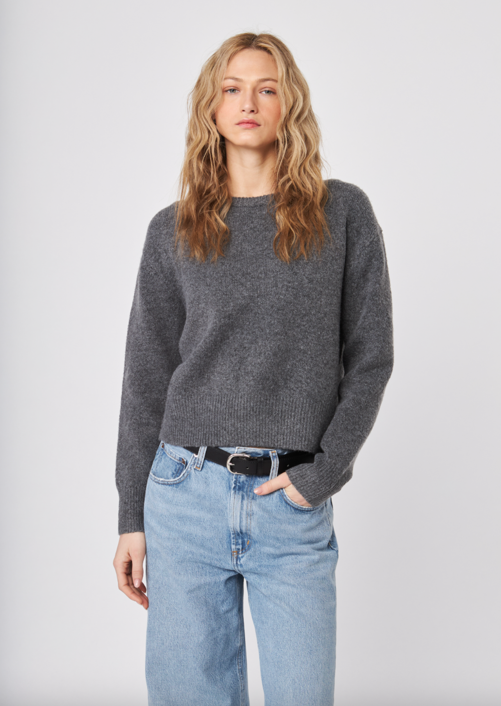 Wilfred Sweater - Granite by John & Jenn | 25 South Boutiques