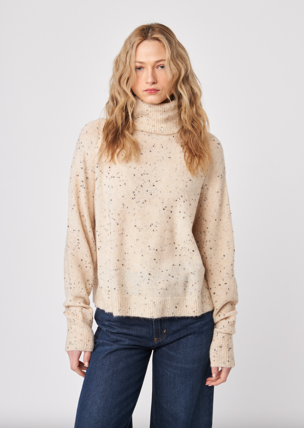 Emmett Turtleneck Sweater - Almond by John & Jenn | 25 South Boutiques