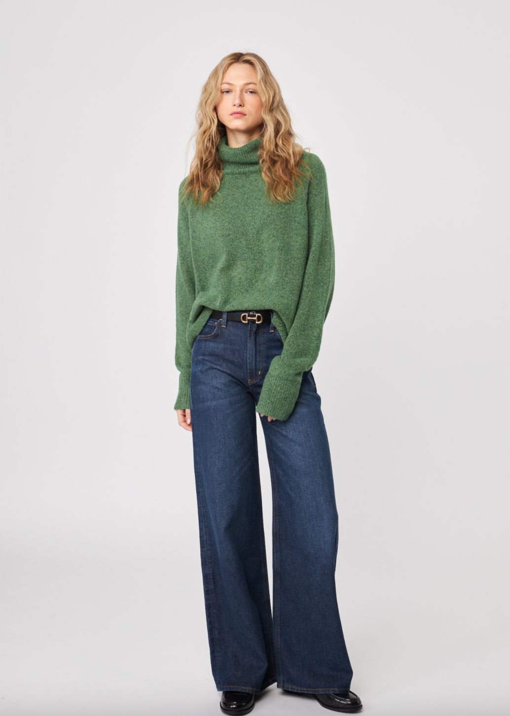 Emmett Turtleneck Sweater - Meadow by John & Jenn — alternate view