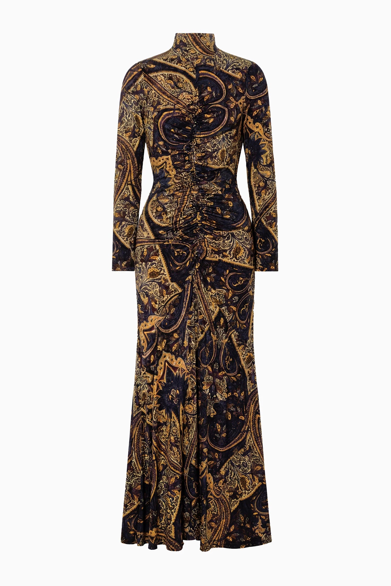 Ida Long Sleeve Jersey Dress - Twilight Paisley by Ulla Johnson — view 5