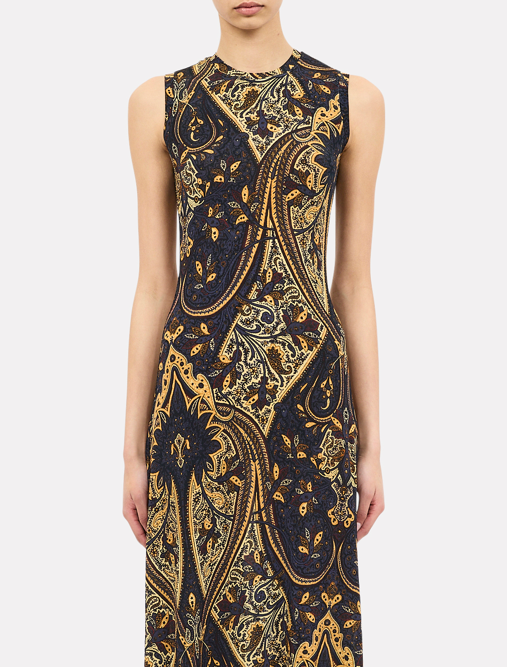 Orla Sleeveless Jersey Dress - Twilight Paisley by Ulla Johnson — alternate view