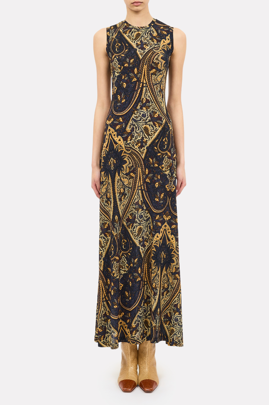 Orla Sleeveless Jersey Dress - Twilight Paisley by Ulla Johnson | 25 South Boutiques