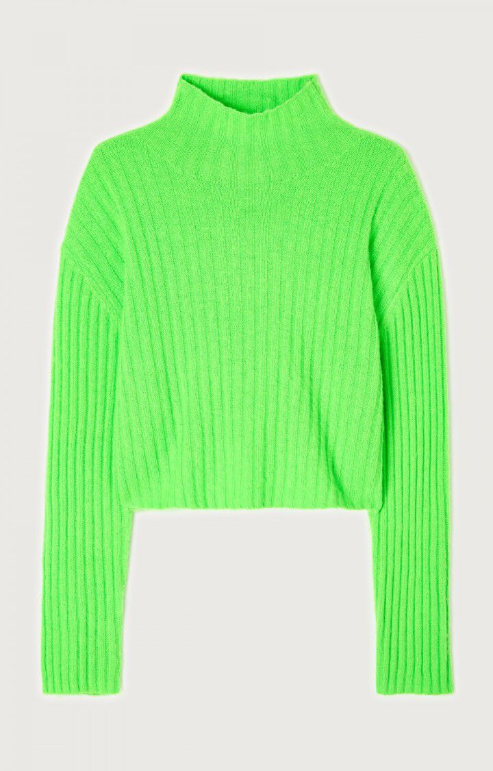 Falyday Sweater - Vert Flash Green by American Vintage — view 6