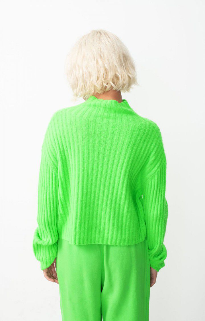 Falyday Sweater - Vert Flash Green by American Vintage — view 3