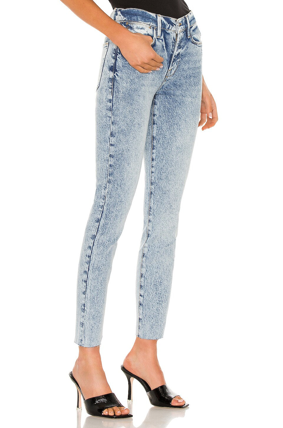Le High Rise Skinny Crop - Lombard by Frame — alternate view