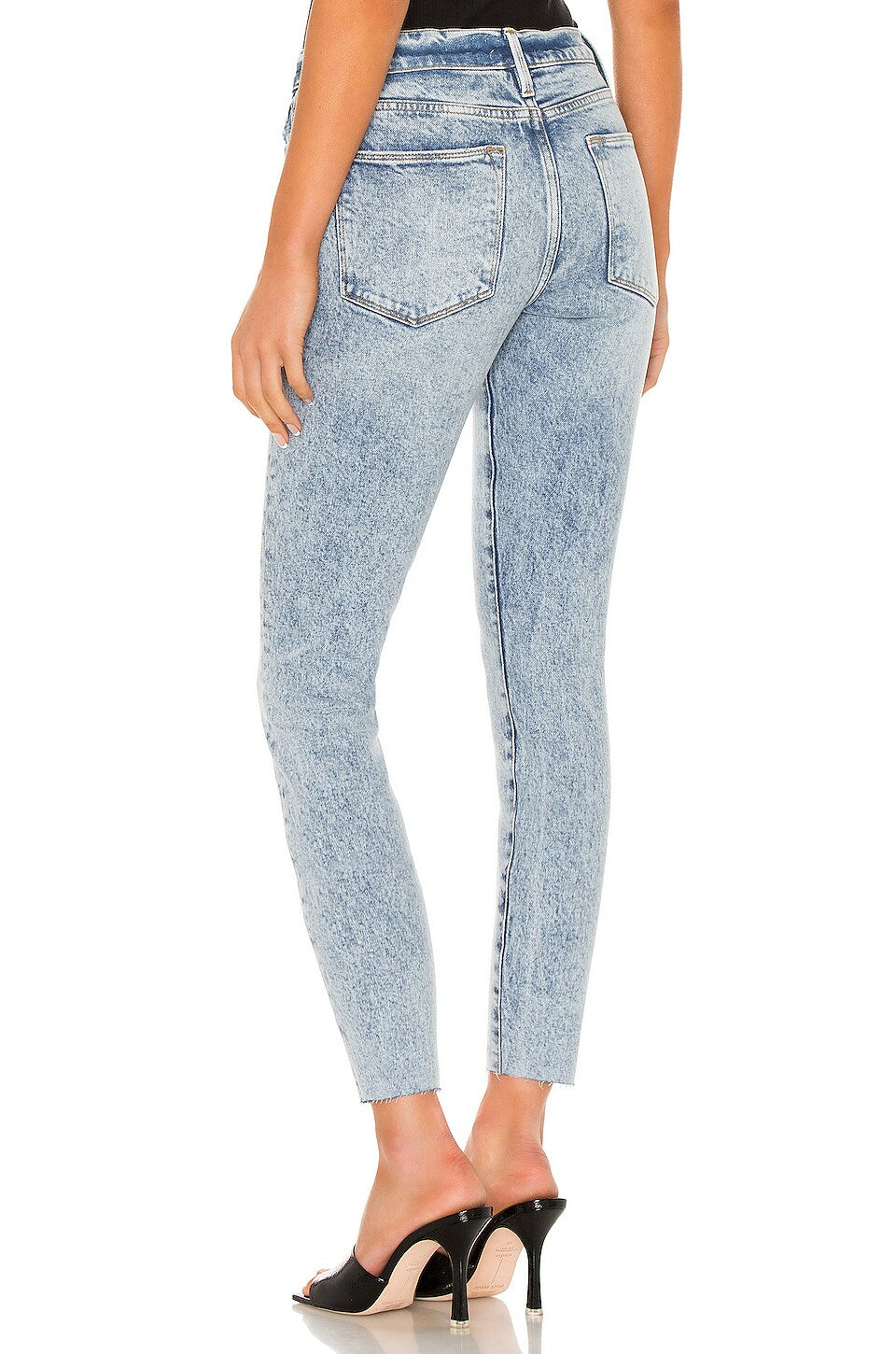 Le High Rise Skinny Crop - Lombard by Frame — view 3