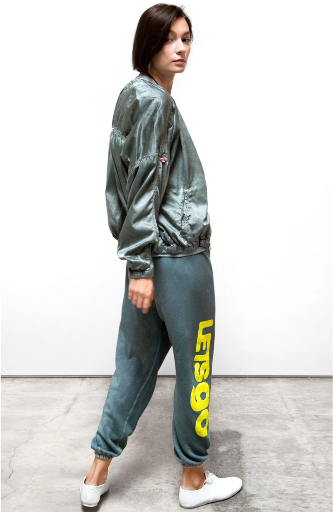 LetsGo OG Super Vintage Sweatpant - Surplus Yellow by FreeCity — alternate view