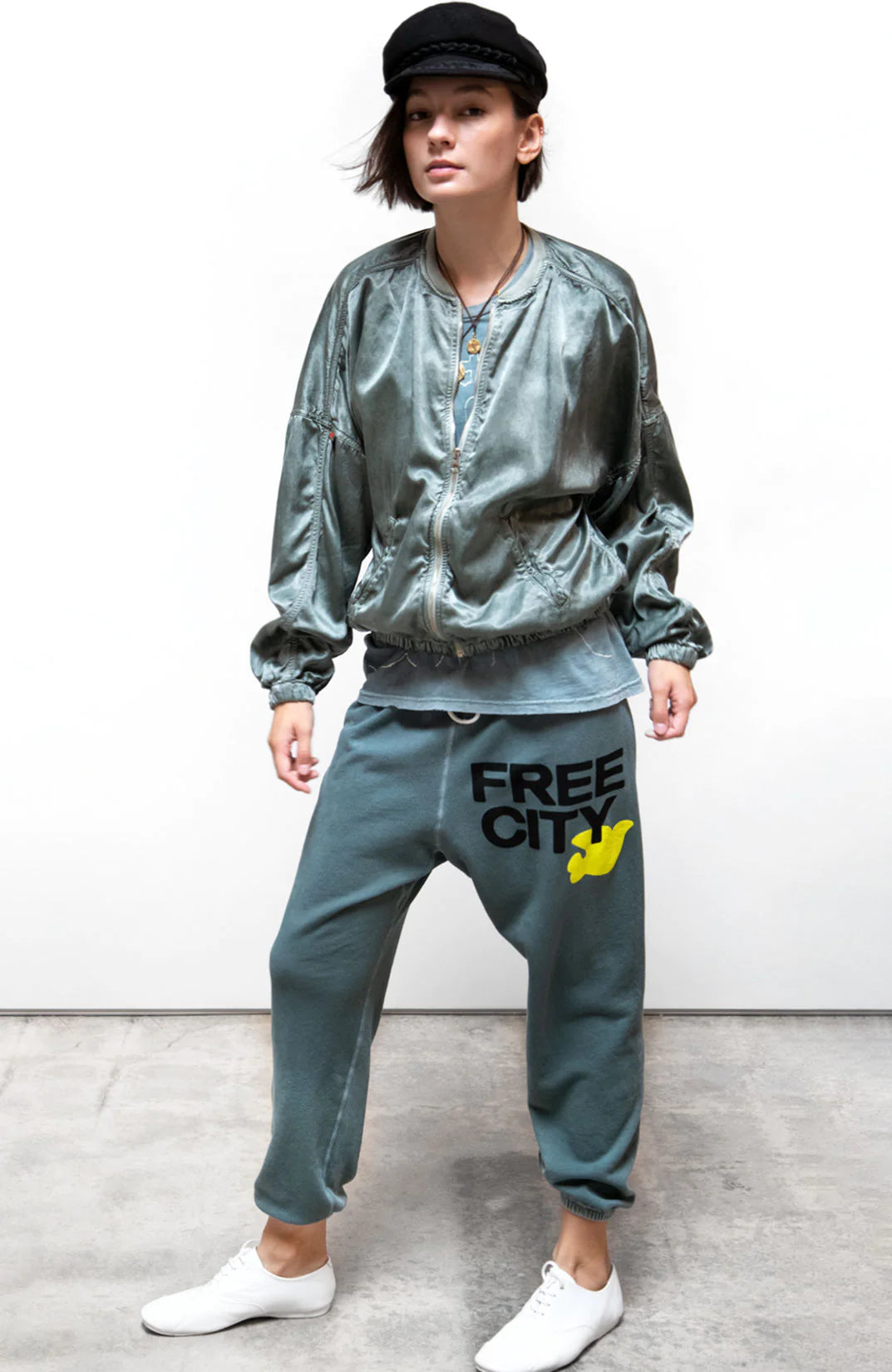 LetsGo OG Super Vintage Sweatpant - Surplus Yellow by FreeCity | 25 South Boutiques