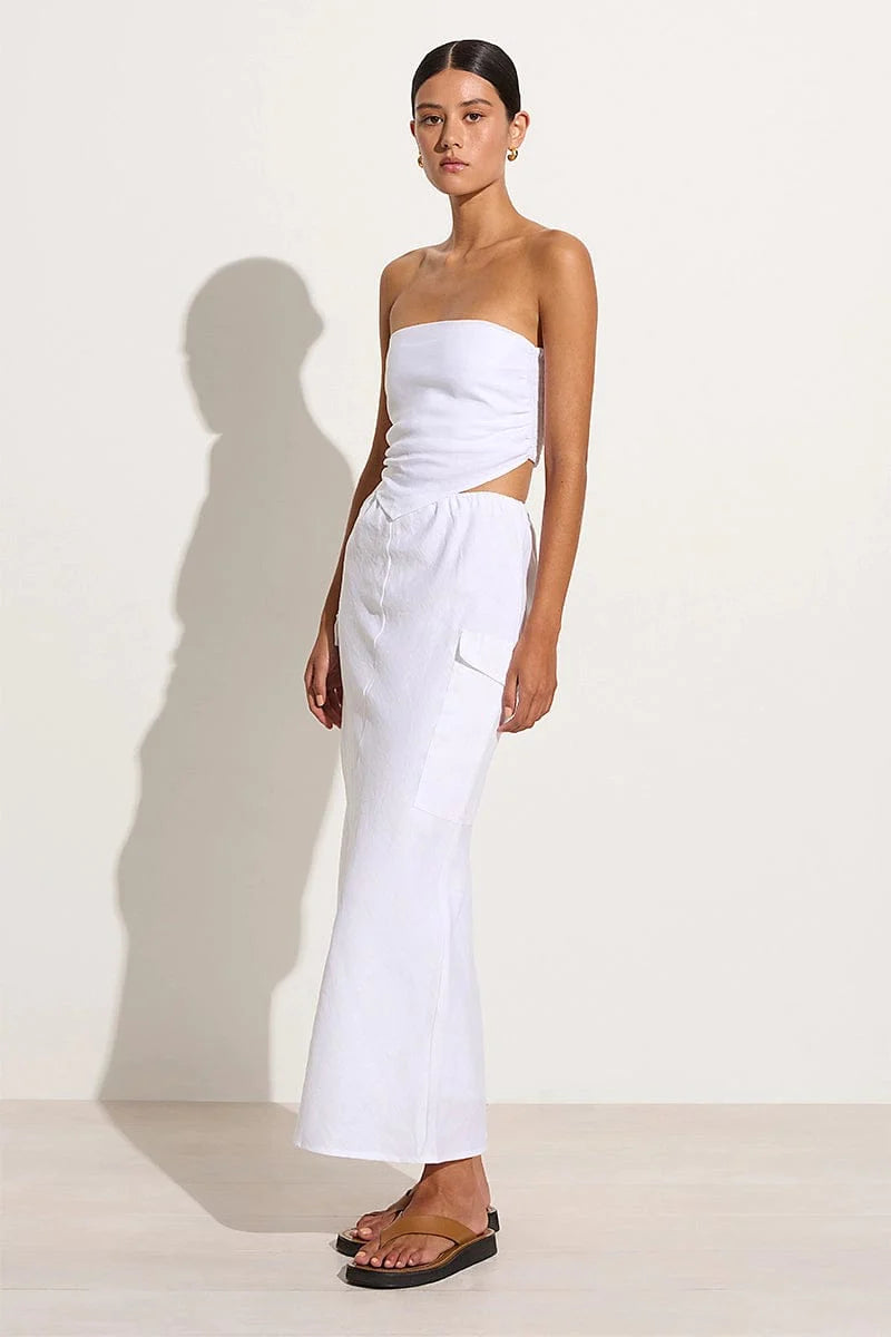 La Loza Top - White by Faithfull the Brand — view 3