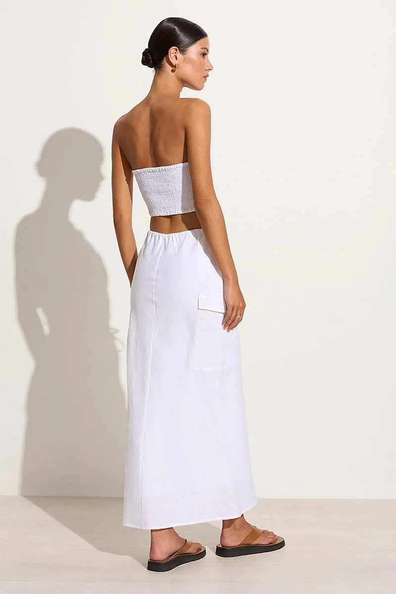 La Loza Top - White by Faithfull the Brand — view 4