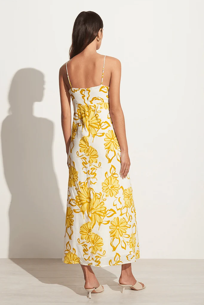 Sorso Midi Dress - Cagliari Floral Print by Faithfull the Brand — view 4