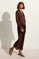 Ancora Skirt - Dark Truffle by Faithfull the Brand — view 3