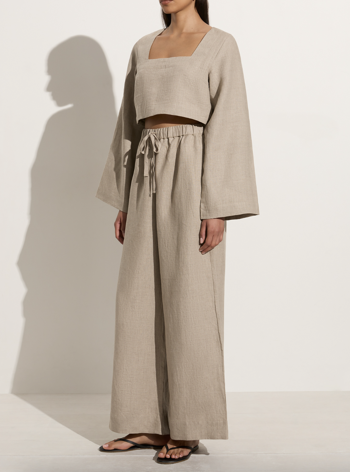 Conigli Pant - Natural by Faithfull the Brand — view 3