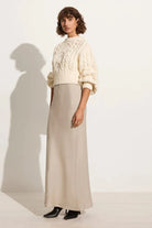 Alanna Knit Sweater - Off White by Faithfull the Brand — view 5
