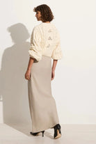 Alanna Knit Sweater - Off White by Faithfull the Brand — view 7