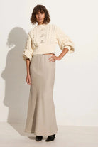 Alanna Knit Sweater - Off White by Faithfull the Brand — view 3
