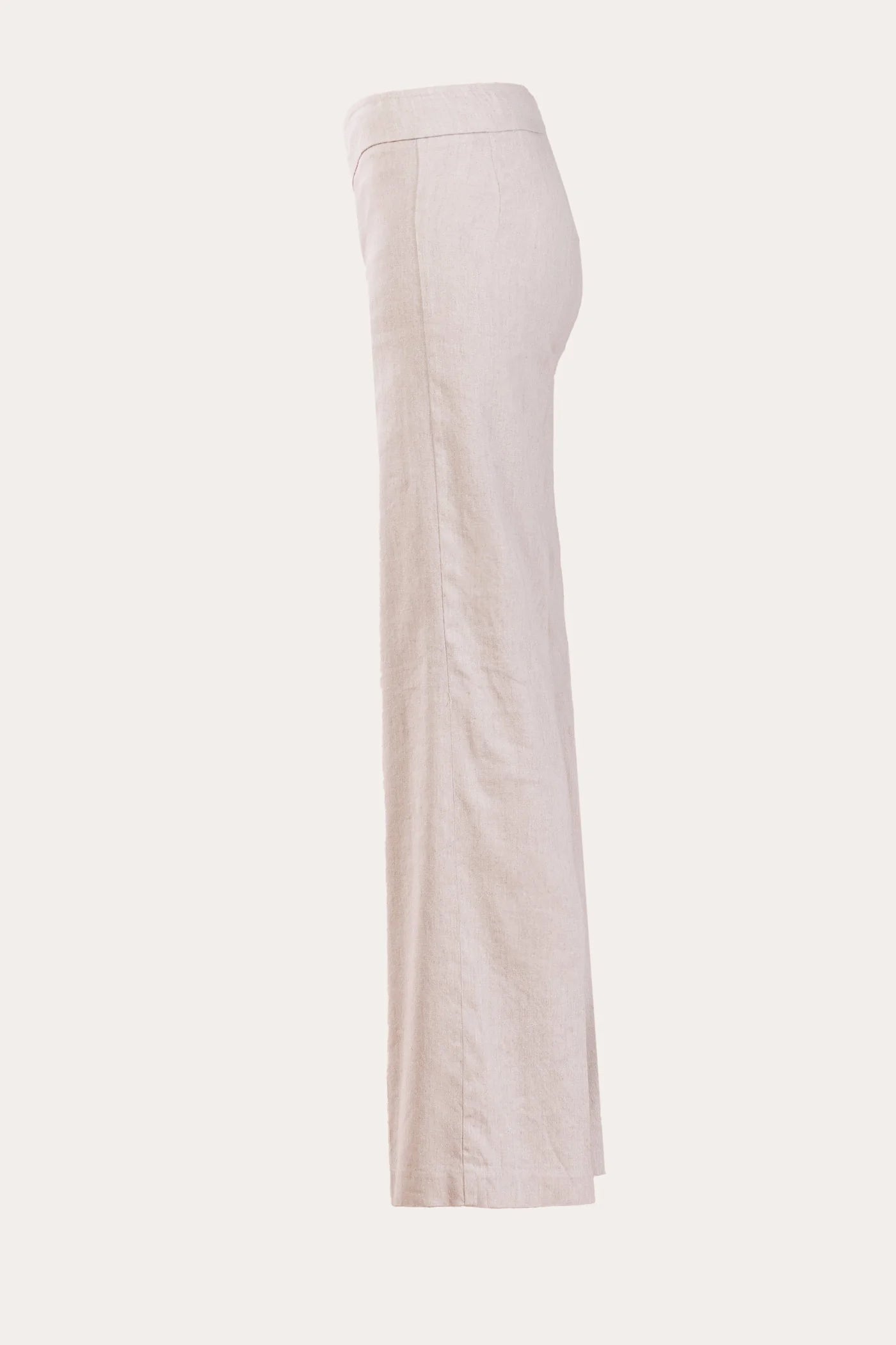 Flavia Linen Pants - Oatmeal by Avenue Montaigne — view 4