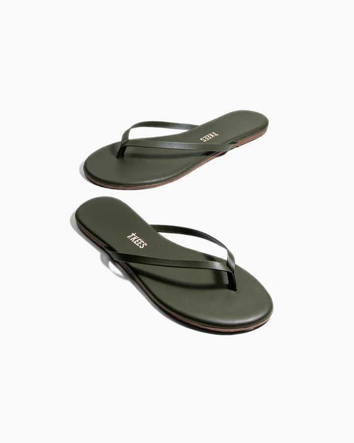 Liner Flip Flops - Forest by TKEES — alternate view