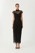 Sau Lee Ann Crystal Dress - Black