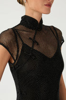 Sau Lee Ann Crystal Dress - Black, view 2