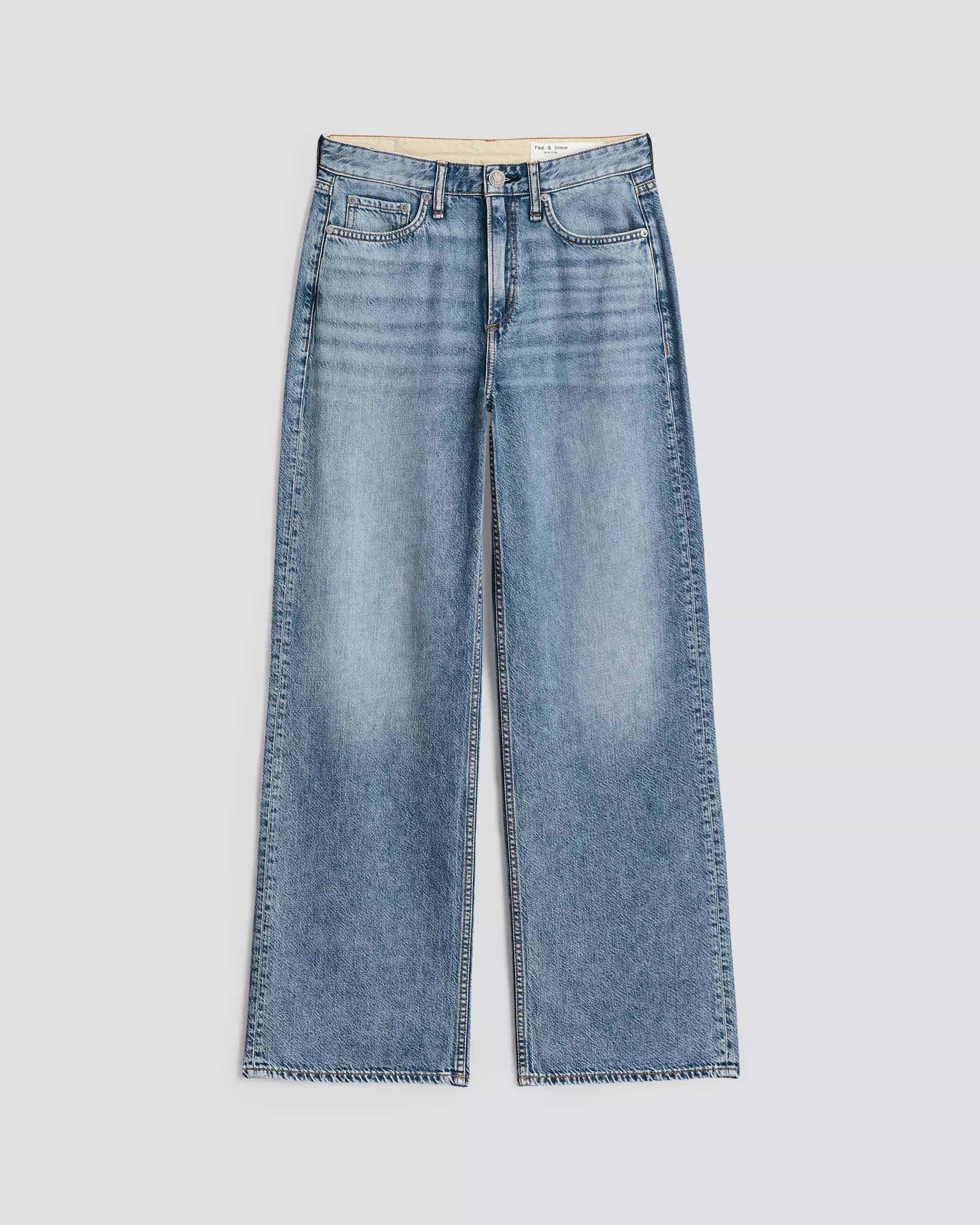 Featherweight Logan Wide Leg Pant - Audrey by Rag & Bone — view 4