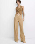 Featherweight Logan Wide Leg - Beige by Rag & Bone | 25 South Boutiques