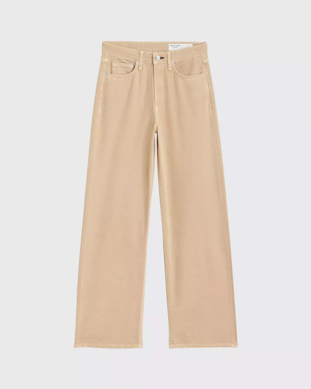 Featherweight Logan Wide Leg - Beige by Rag & Bone — view 6