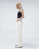 Featherweight Logan Wide Leg - Ecru by Rag & Bone — view 3