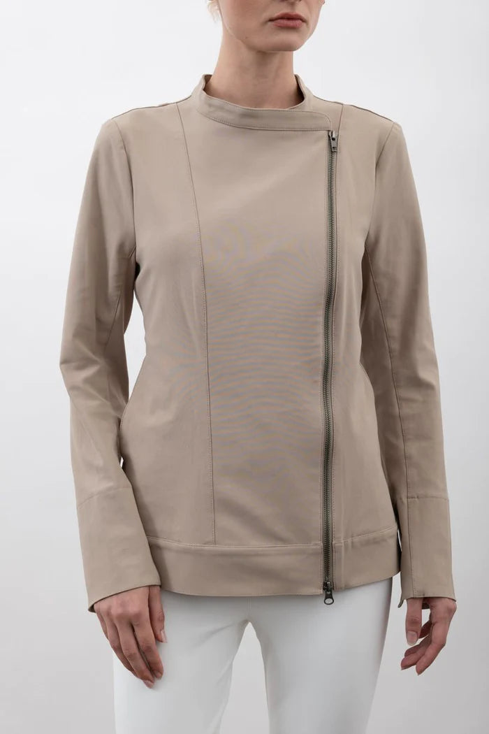 Veracruz Tech Stretch Moto Jacket - Desert by Elaine Kim — view 3