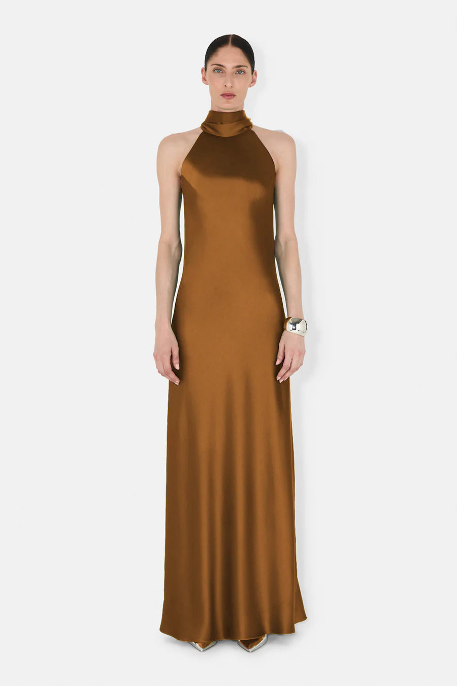 Sienna Gown - Toffee by Galvan London | 25 South Boutiques