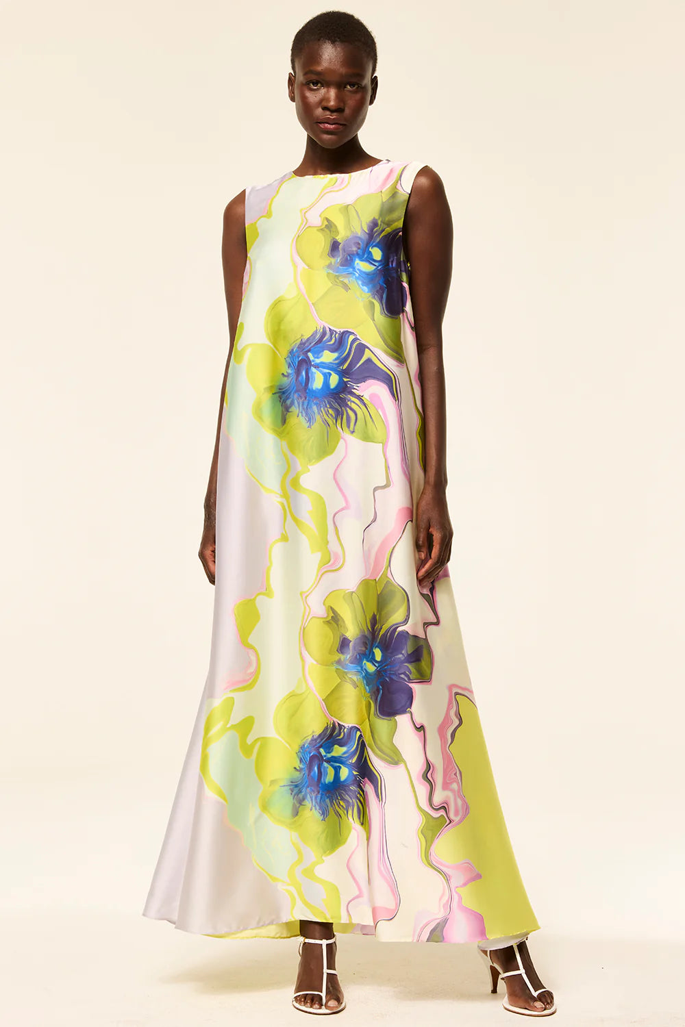 Sylvie Dress - Marble Flora by Misa — alternate view
