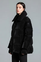 Glossy Down Jacket - Black by Duno — view 3